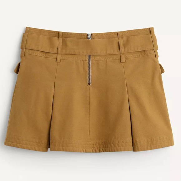 ZARA CTTN PLTD SKRT Cotton Pleated Skirt - Picture 2 of 6